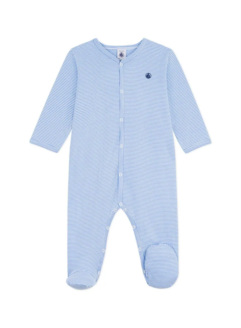 بيتي باتو Babies' stripy printed cotton pyjama suit